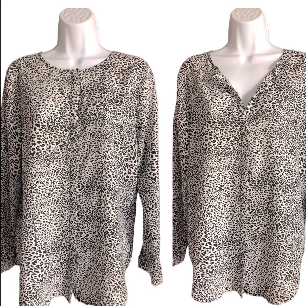 Violet & Claire | Animal print Blouse